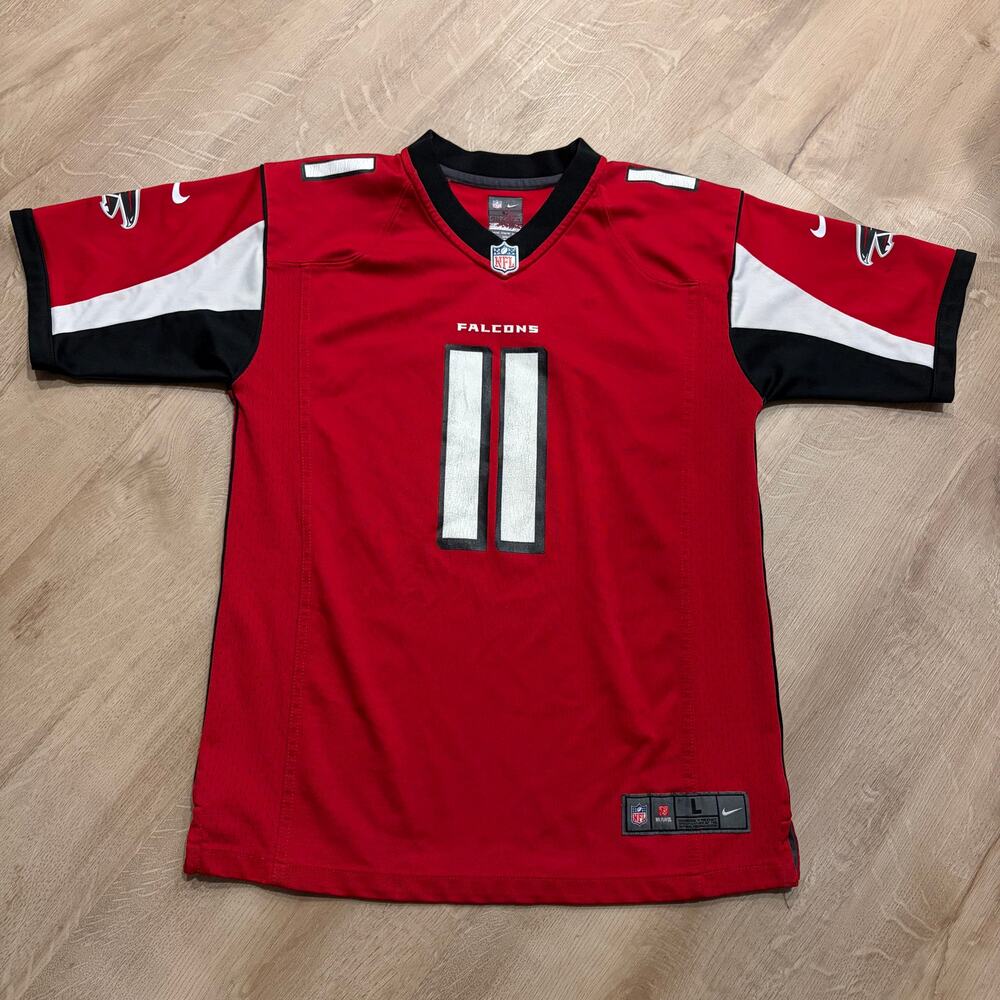 Nike NFL Atlanta Falcons Julio Jones #11 Jersey Youth Boys Large L (14/16) Red
